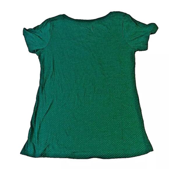 Women's NBA Boston Celtics T-Shirt Green Medium Jersey-Holes Pattern V-Neck NBA - Picture 4 of 4